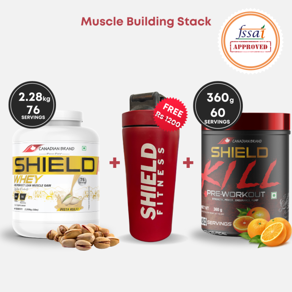 Muscle Building Stack With Steel Sipper